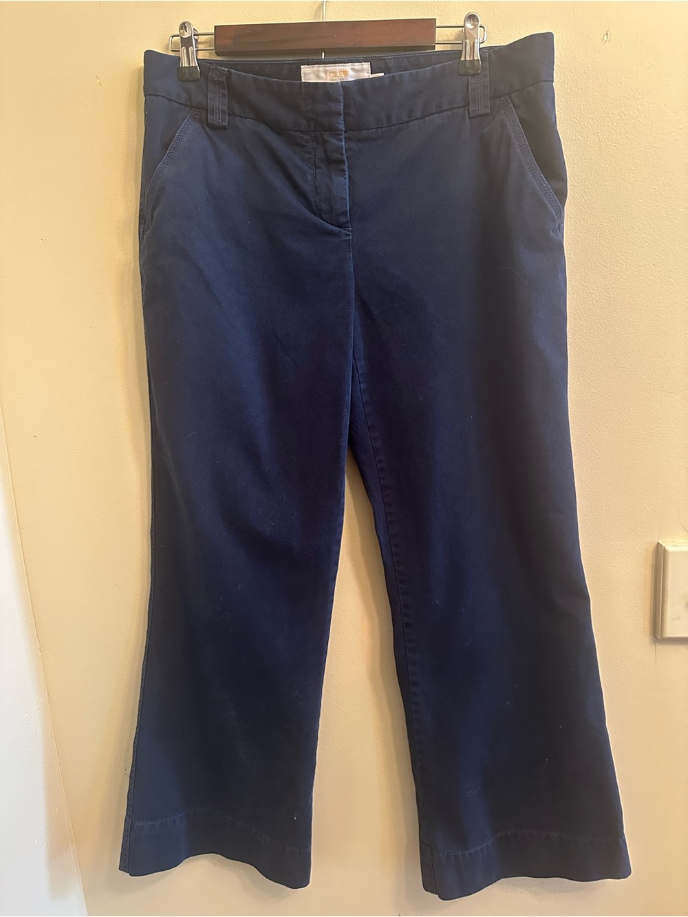 J.Crew Women’s Navy 100% Cotton Chino Pants Size 10S